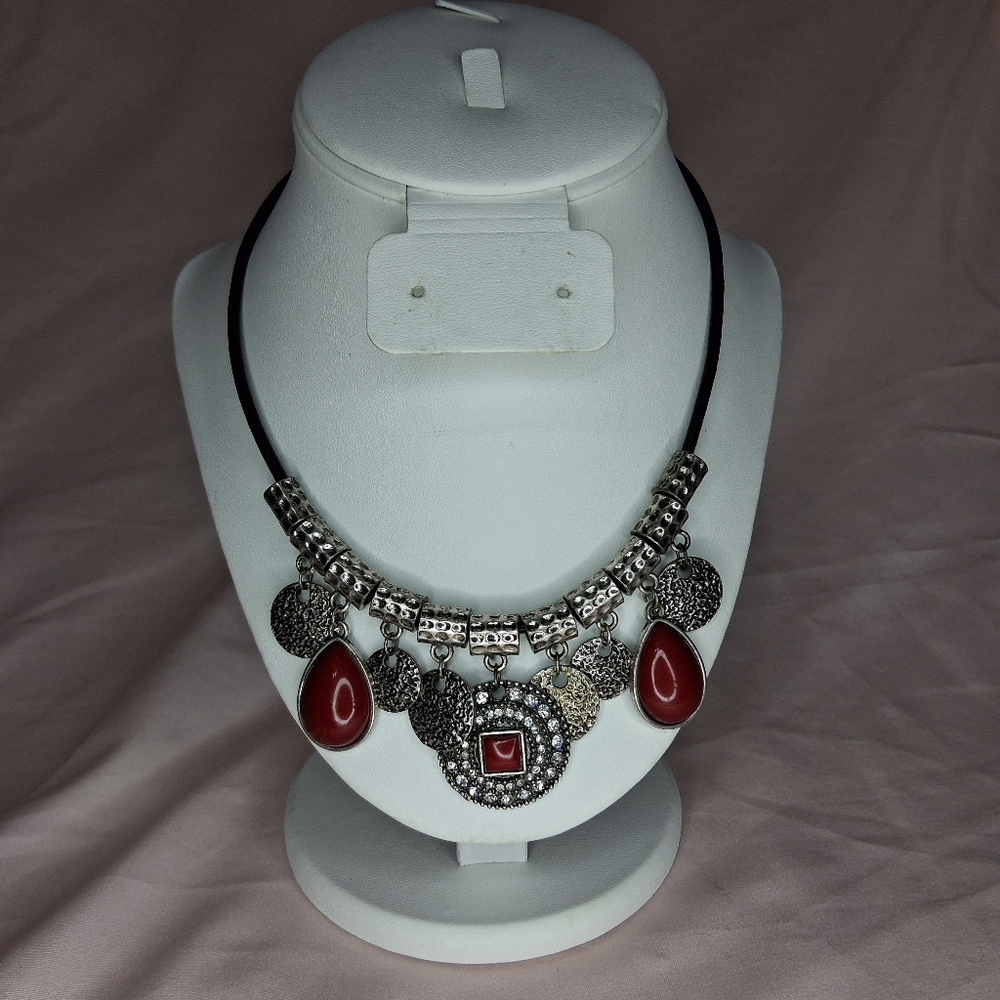 Premeir Designs Cayenne Red Pepper Southwestern Western Slider Charm Necklace